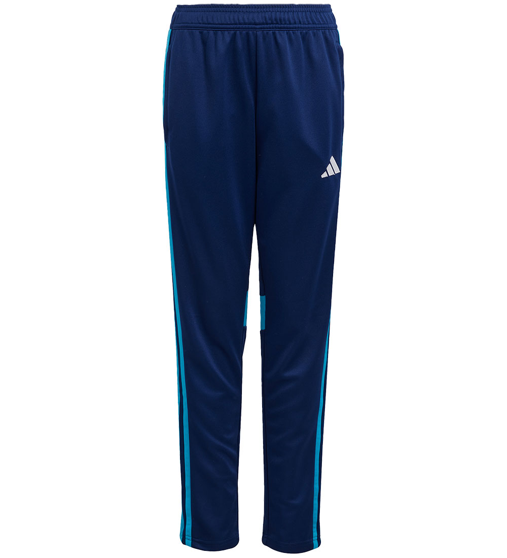 adidas Performance Track Pants - Tiro - Dark Blue/Shock Cyan/