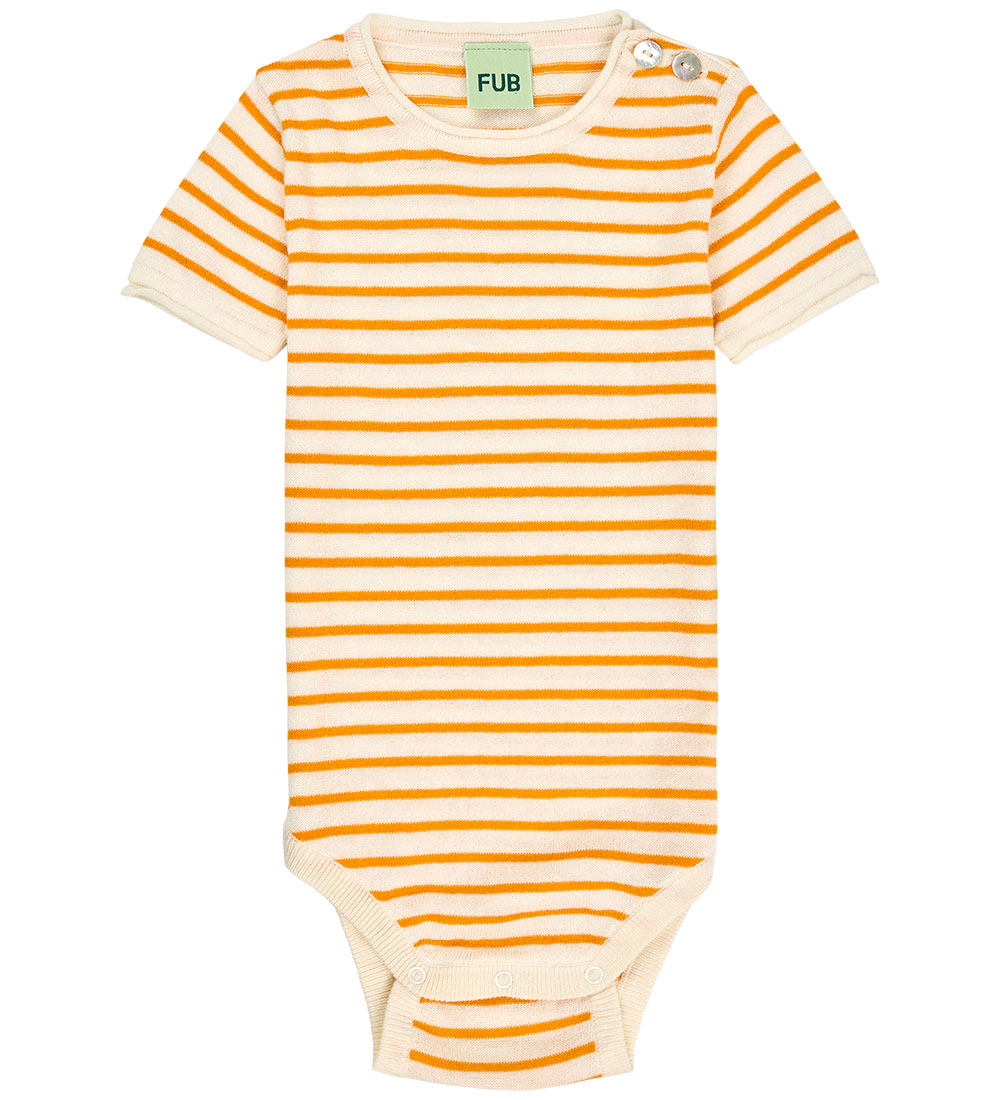 FUB Romper s/s - Ecru/Zonnebloem