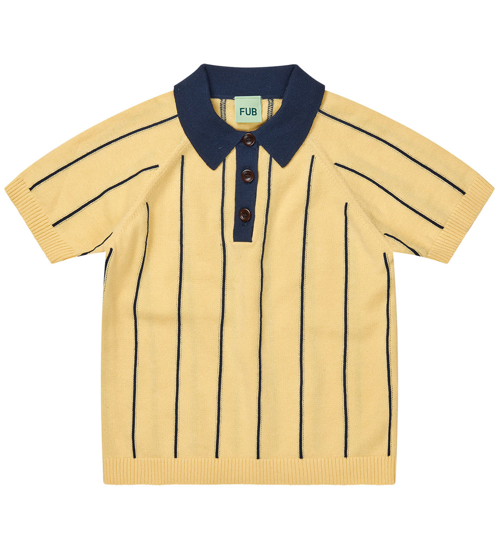 FUB Polo - Vanilla/Dark Navy
