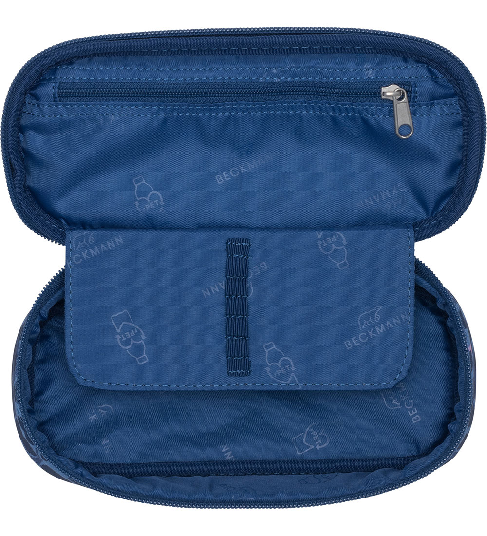 Beckmann Pencil Case - Cheetah - Dark Blue