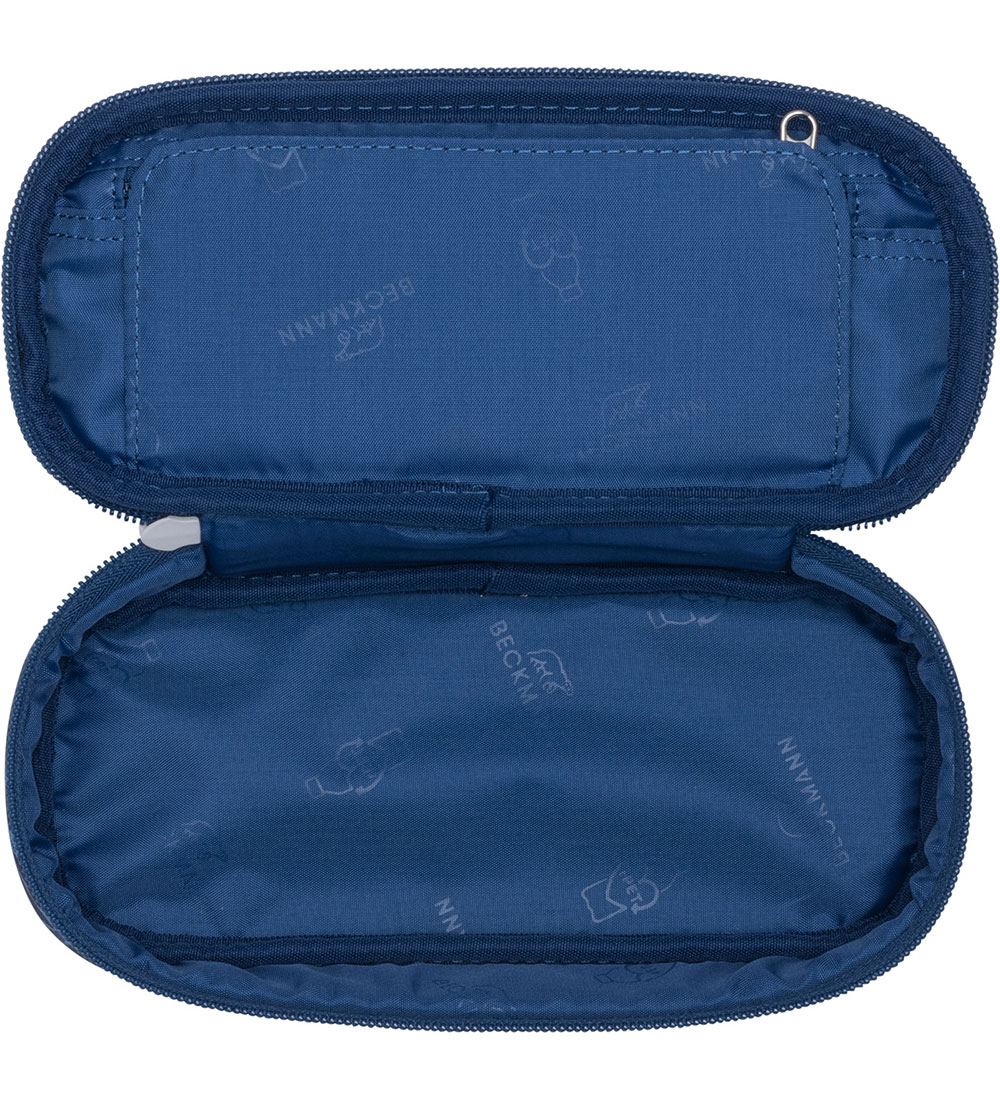 Beckmann Pencil Case - Cheetah - Dark Blue