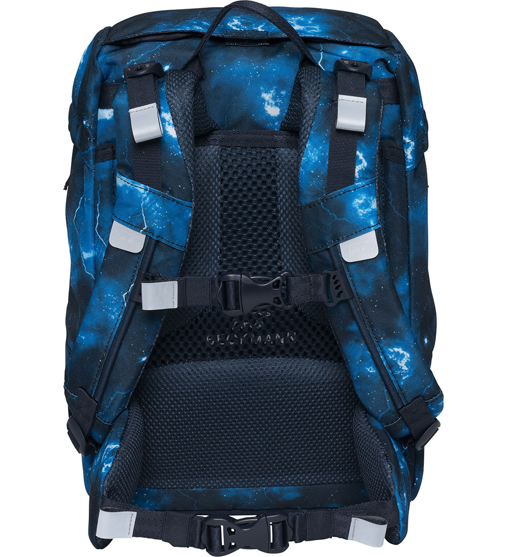 Beckmann School Bag Set - Classic+ - Tech Rex - Black