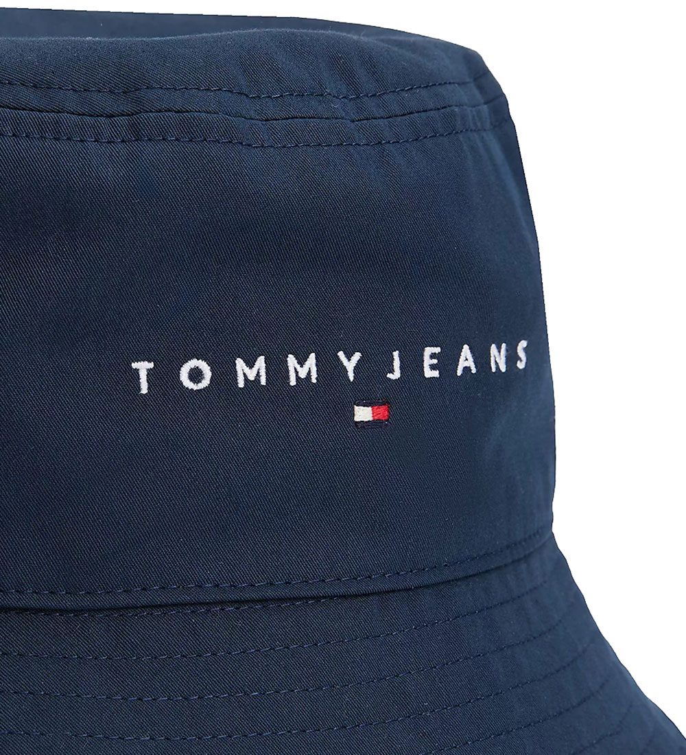 Tommy Hilfiger Kalastajanhattu - Lineaarinen Logo - Dark Yö Laiv