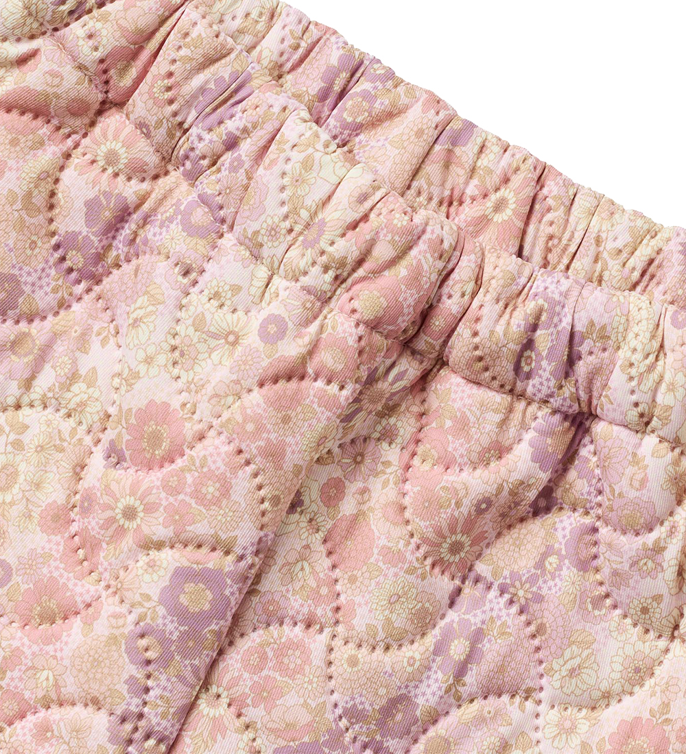 Wheat Thermo Trousers - Alex - Lilac Flower Rainbow
