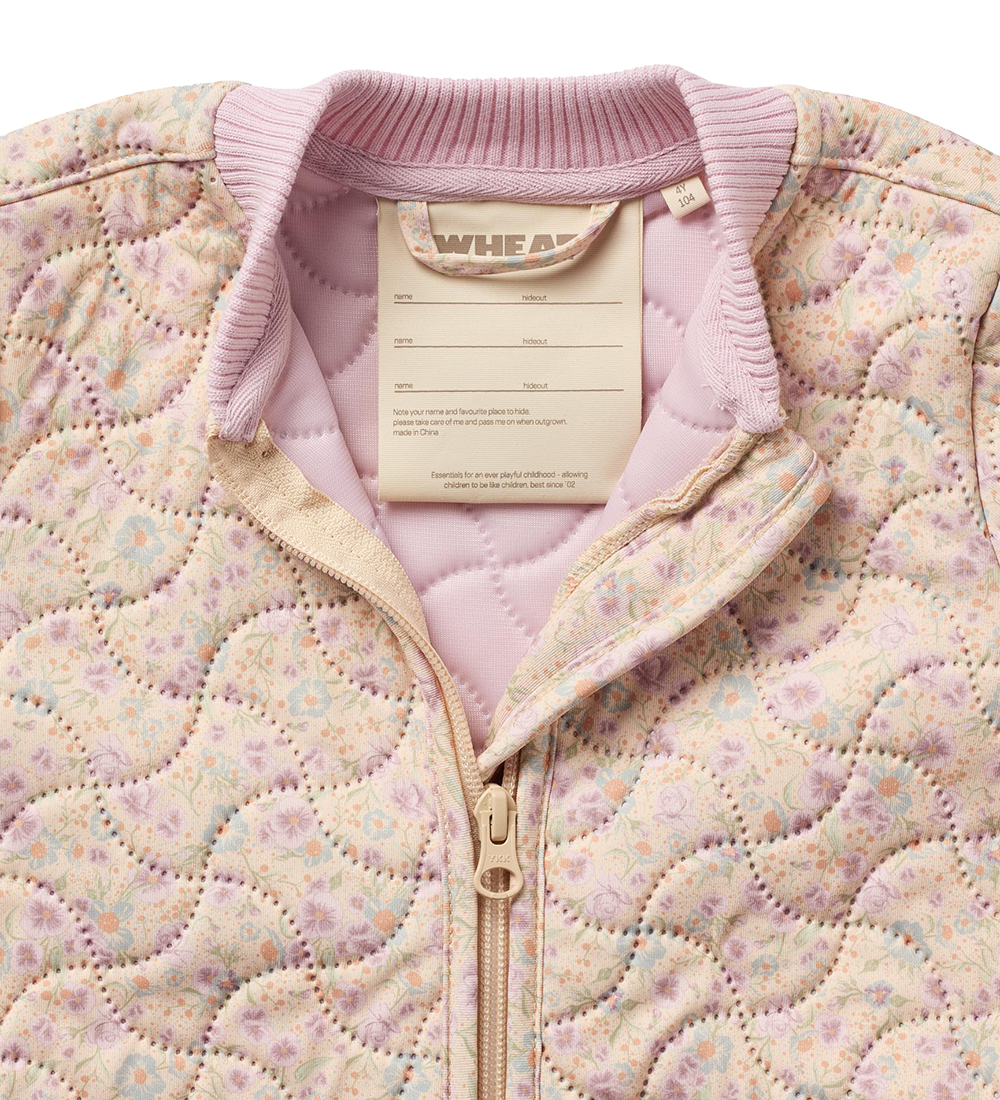 Wheat Thermo Jacket - Loui - Pansies