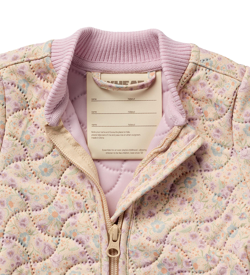 Wheat Thermo Jacket - Loui - Pansies