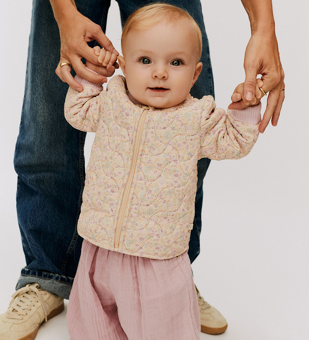 Wheat Thermo Jacket - Loui - Pansies