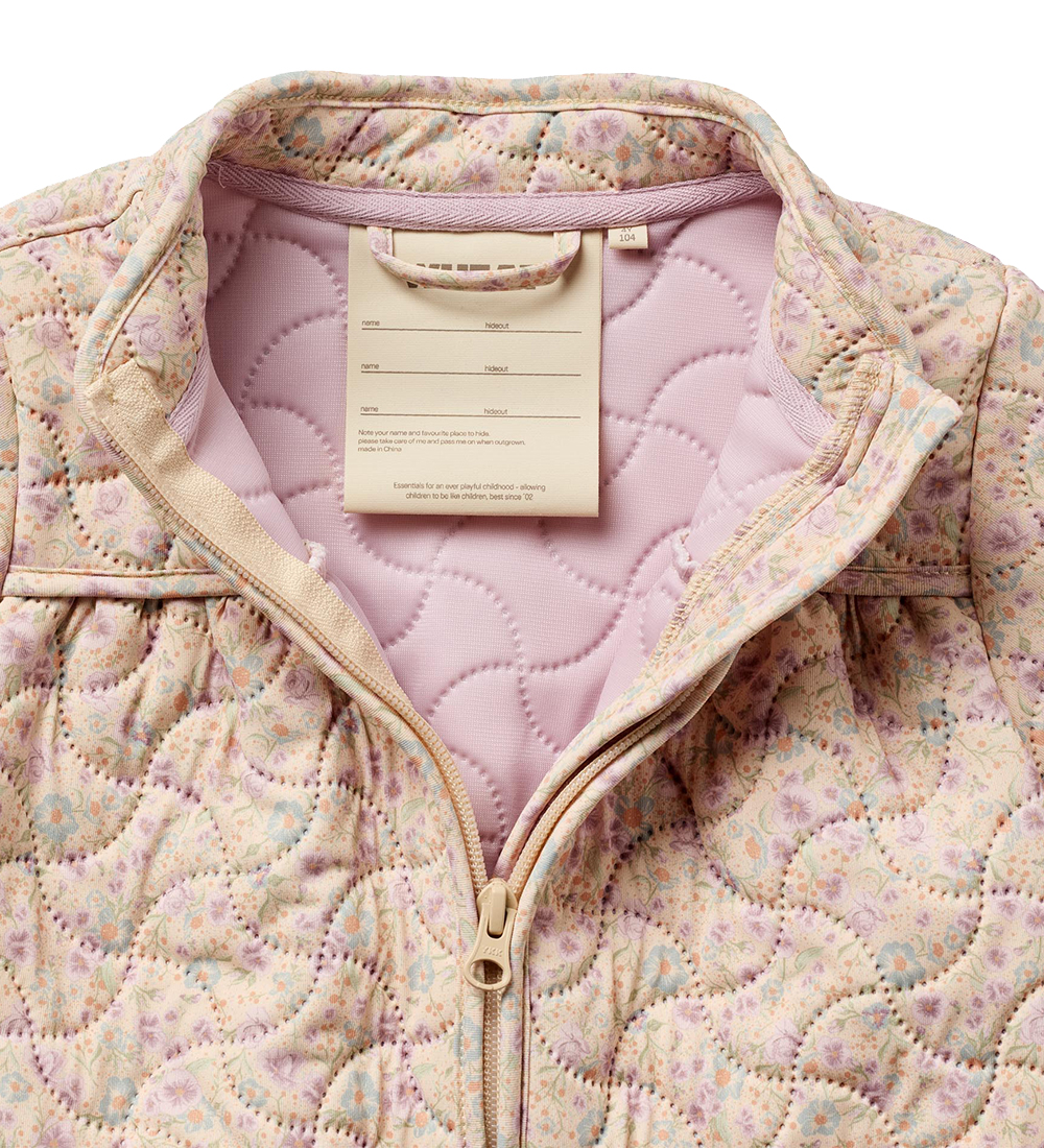 Wheat Thermo Jacket - Thilde - Pansies