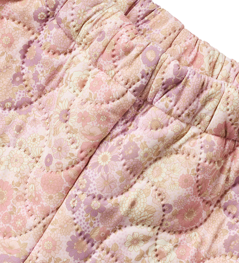 Wheat Thermo Trousers - Alex - Lilac Flower Rainbow