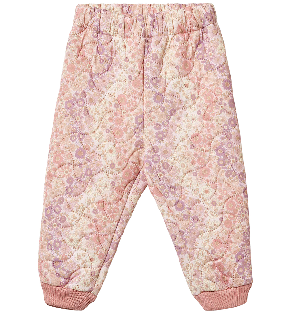 Wheat Thermo Trousers - Alex - Lilac Flower Rainbow