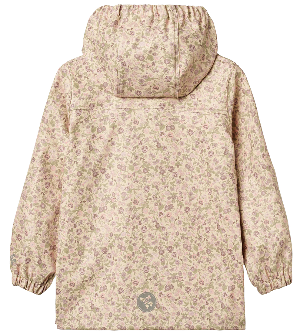 Wheat Rain Jacket - PU - Ollo - Rose Flower Field