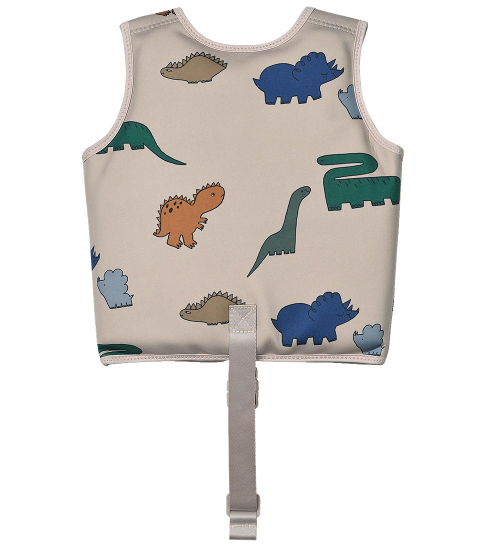 Liewood Simväst - 11-15 kg - Dove - Dinosaurier/Mist