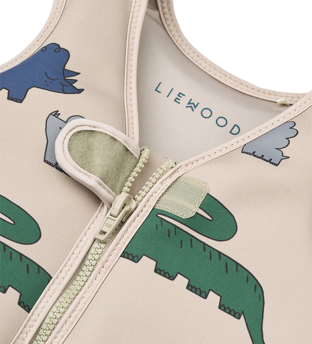 Liewood Schwimmweste - 15-19 kg - Dove - Dinosaurs/Mist
