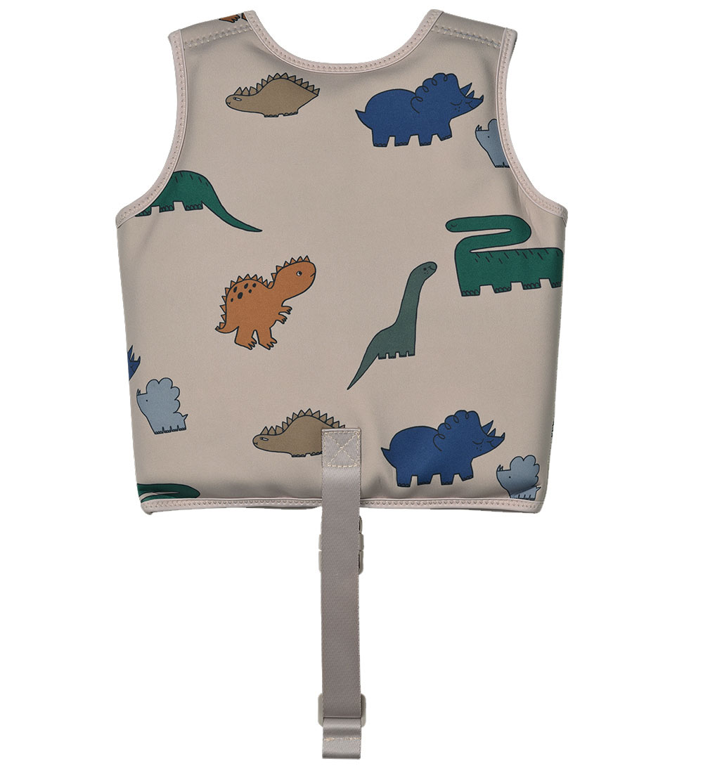 Liewood Flotvesti - 19-30 kg - Dove - Risaeðla/Mist