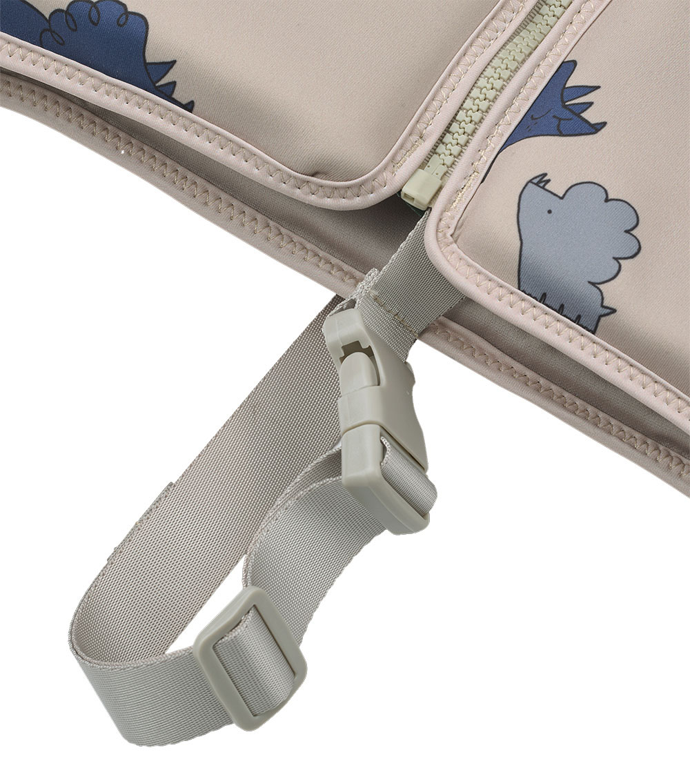 Liewood Flotvesti - 19-30 kg - Dove - Risaeðla/Mist