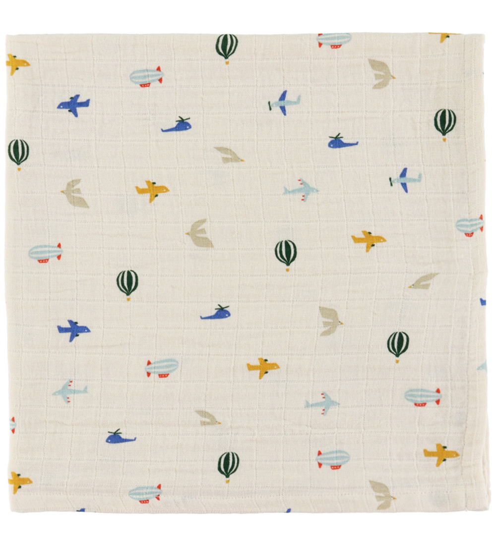 Liewood Muslin Cloths - 2-Pack - 65x65 cm - Lewis - Aviator/Ecru