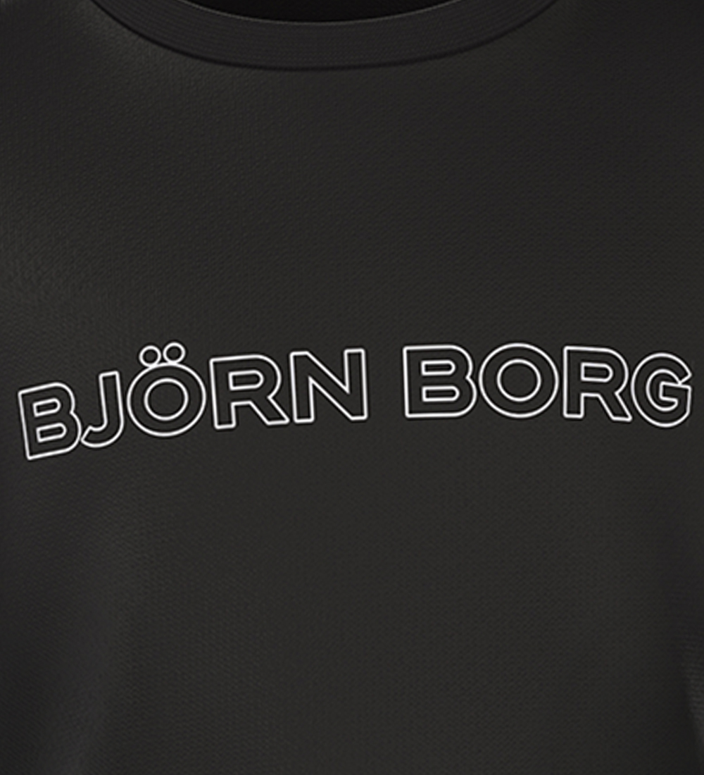 Björn Borg Stuttermabolur - Kastali Essentials - Black Beauty
