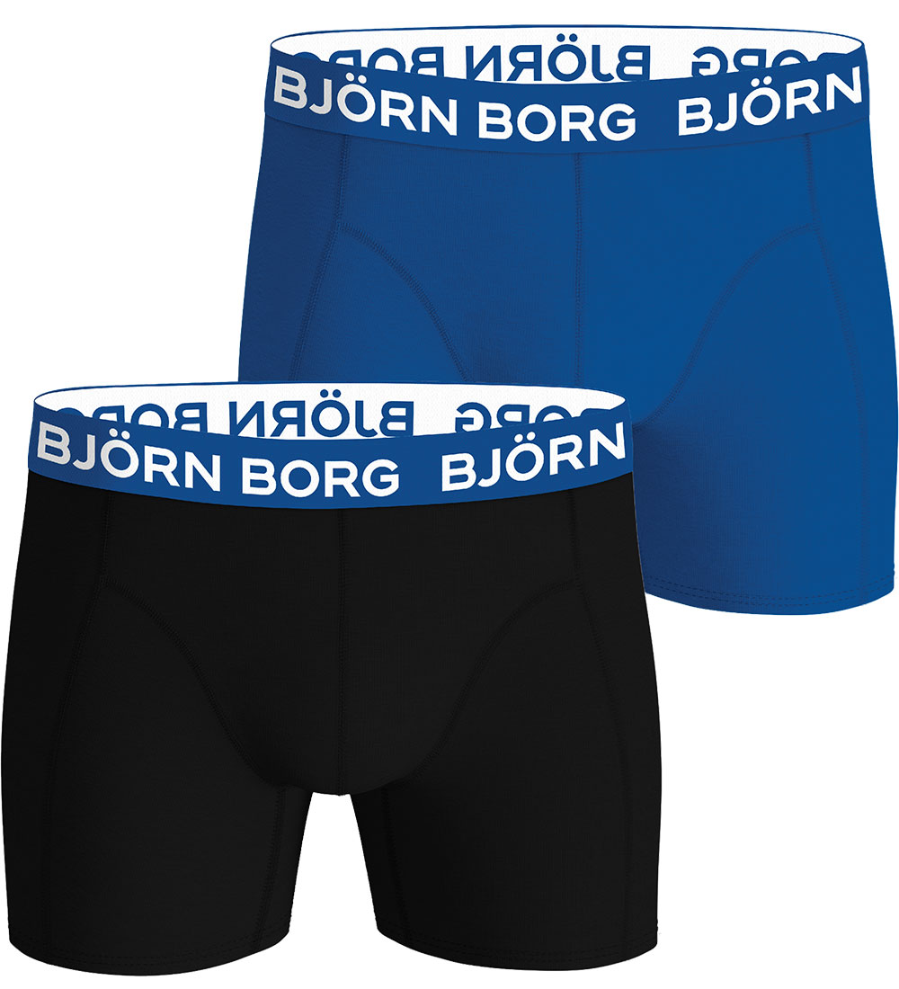 Björn Borg Boxershorts - 2er-Pack - Blau/Schwarz