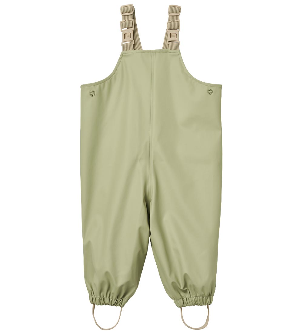 Wheat Regenhose m. Träger - PU - Charlo - Green Tee