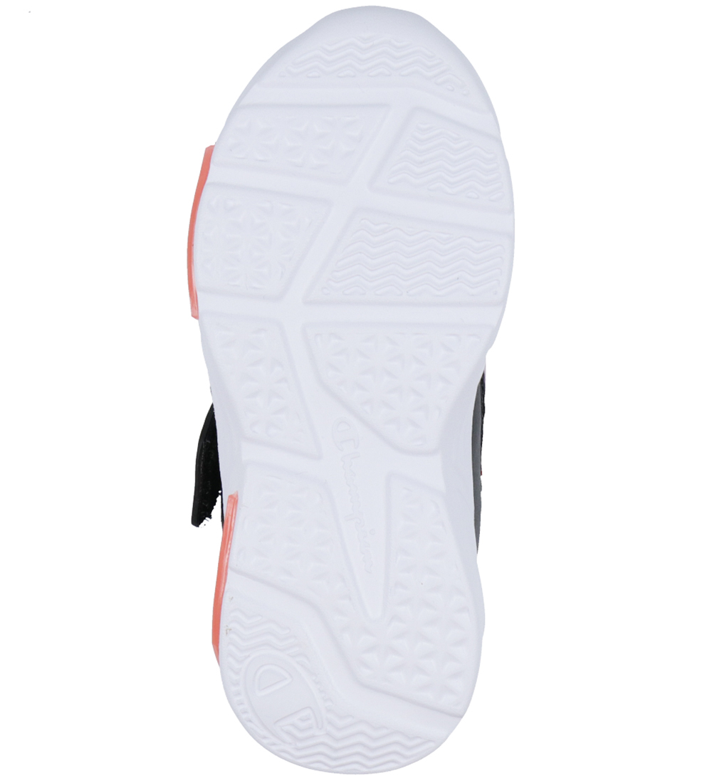 Champion Shoes w. Light - Wave Low Cut - White/Black/Purple/Pink