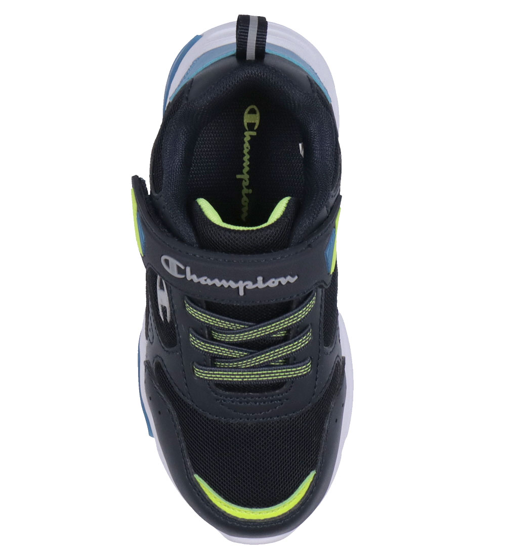 Champion Schuhe m. Light - Wave Low Cut - Schwarz/Blau/Weiß