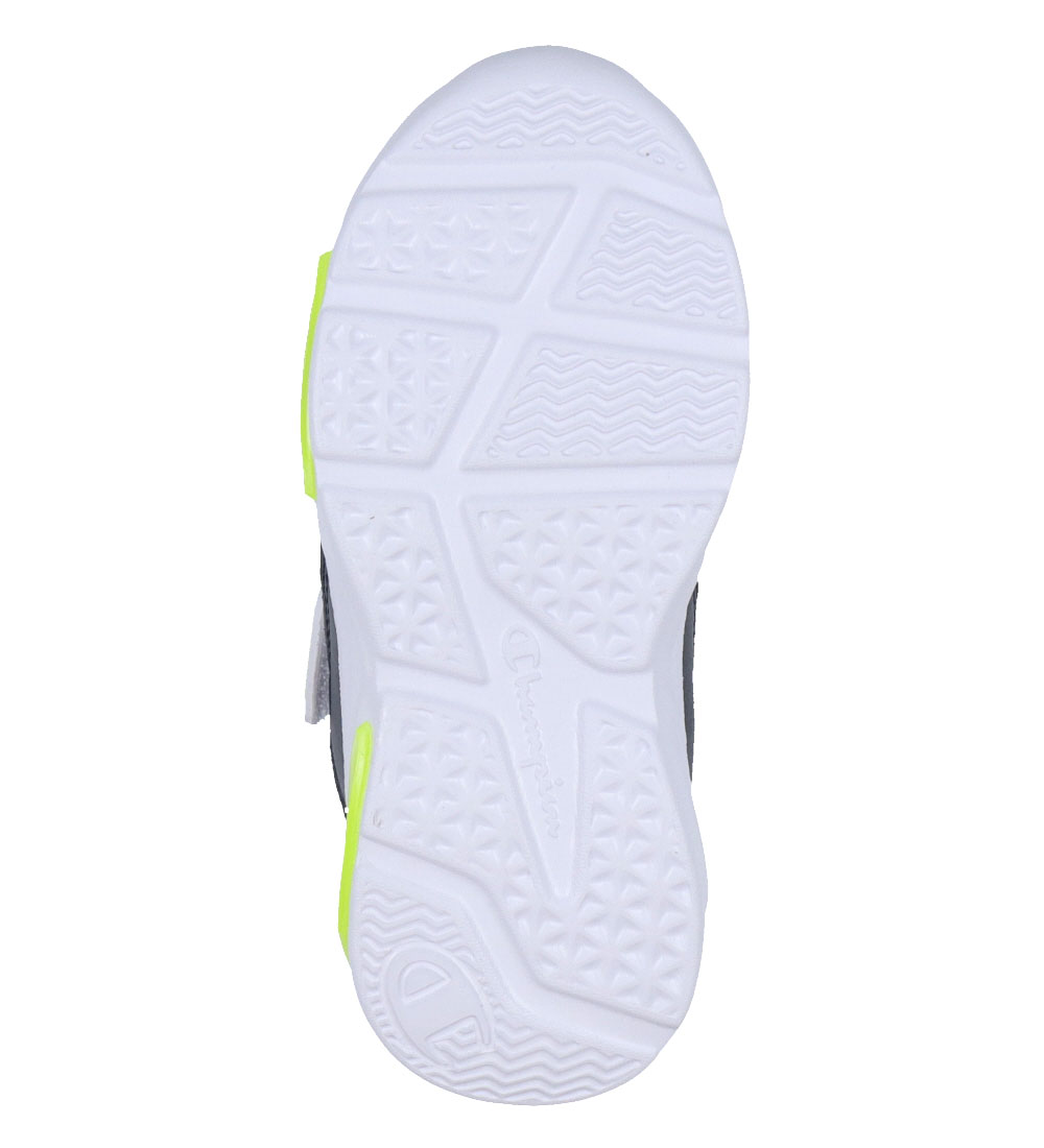 Champion Shoes w. Light - Wave Low Cut - Black/Blue/White/Yellow
