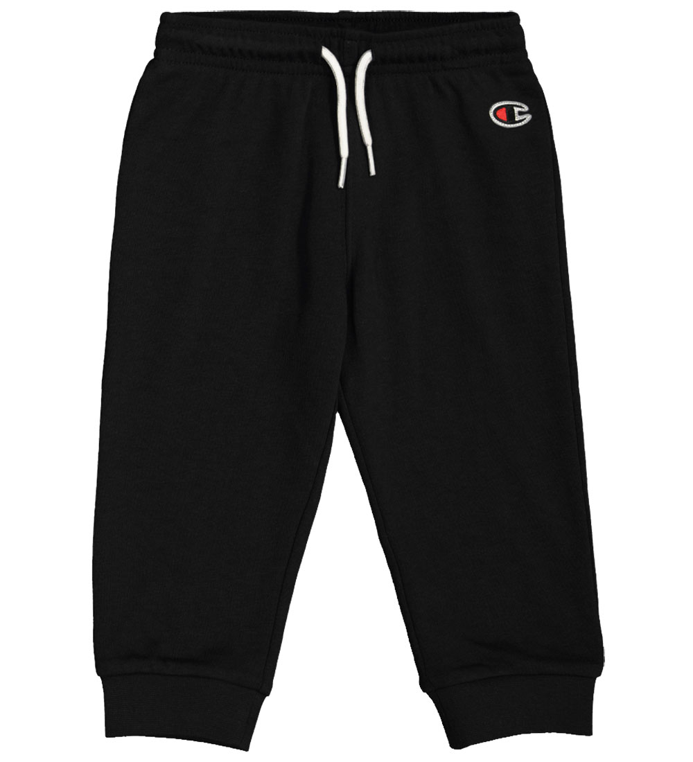 Champion Sweat Set - Full Zip - Black w. Logo
