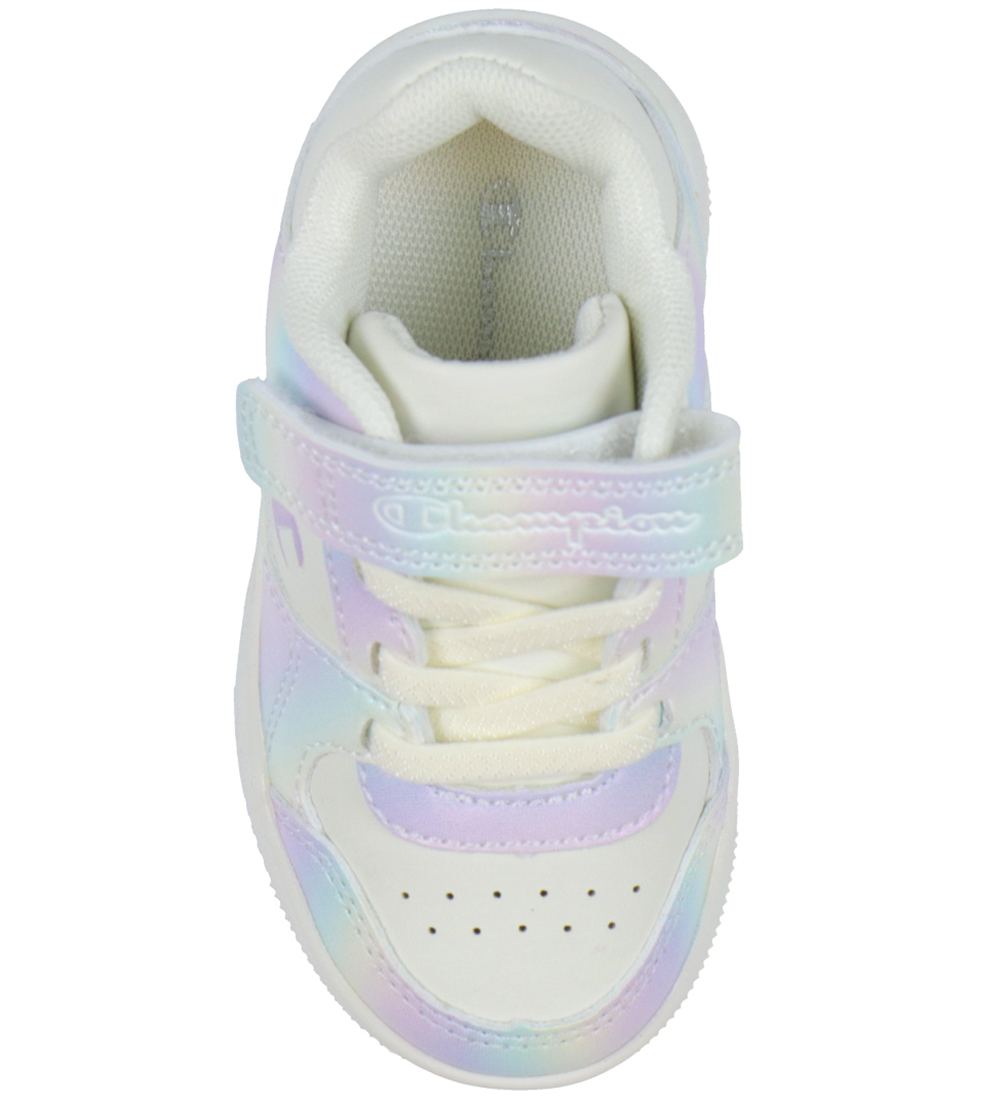 Champion Shoes - RD18 Pearl Low Cut - White/Purple/Blue