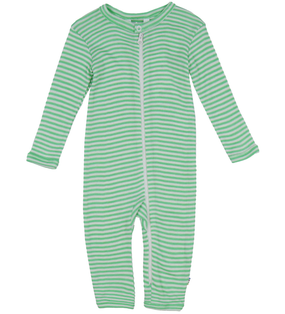 Joha Pyjamahaalari - Joustinneule - Villa/Silkki - Off White/Vih