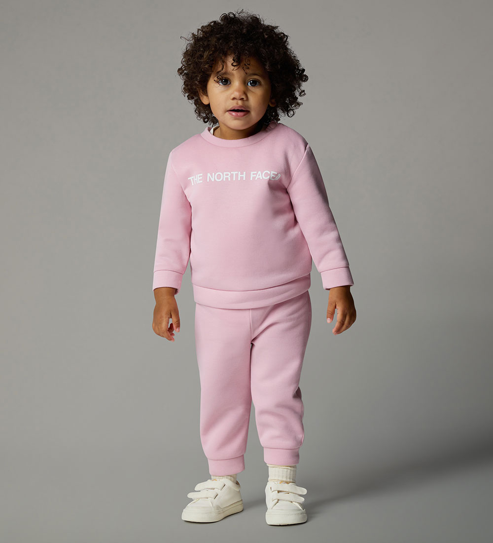 The North Face Sweatset - Bluse/Hosen - Pink Clover m. Logo