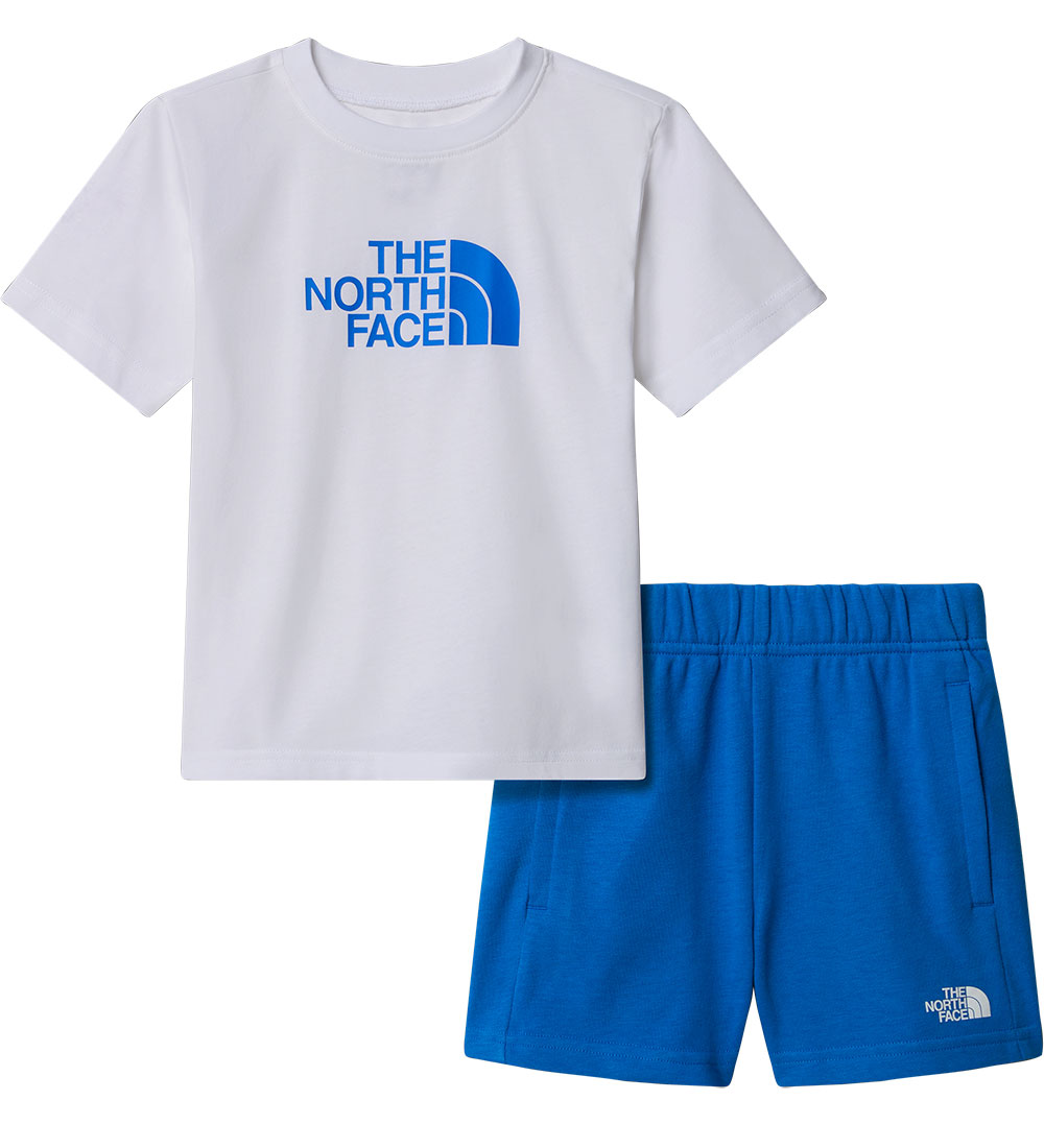 The North Face Shorts Set - T-shirt/Shorts - White/Hero Blue
