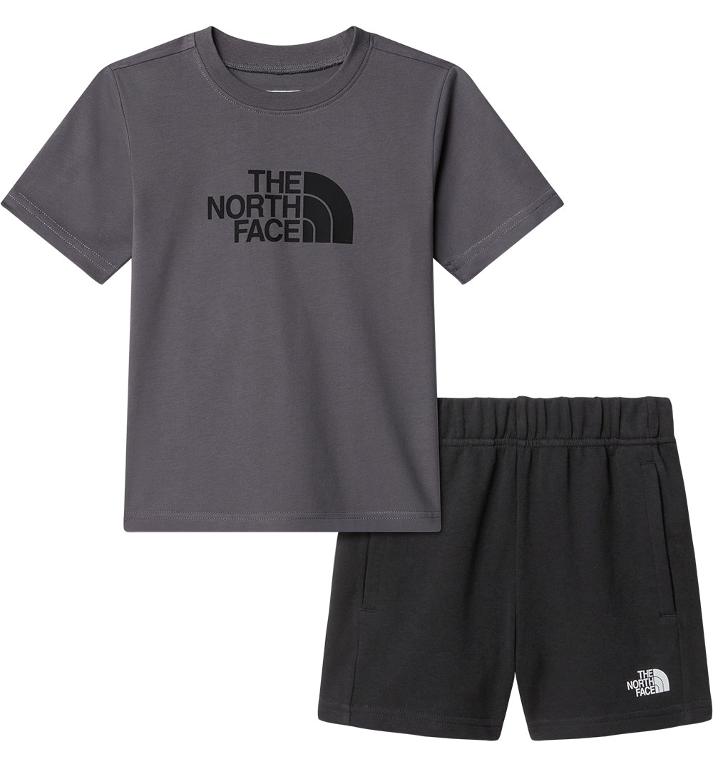 The North Face Shorts Set - T-Shirt/Shorts - Gerookt Pearl/Black