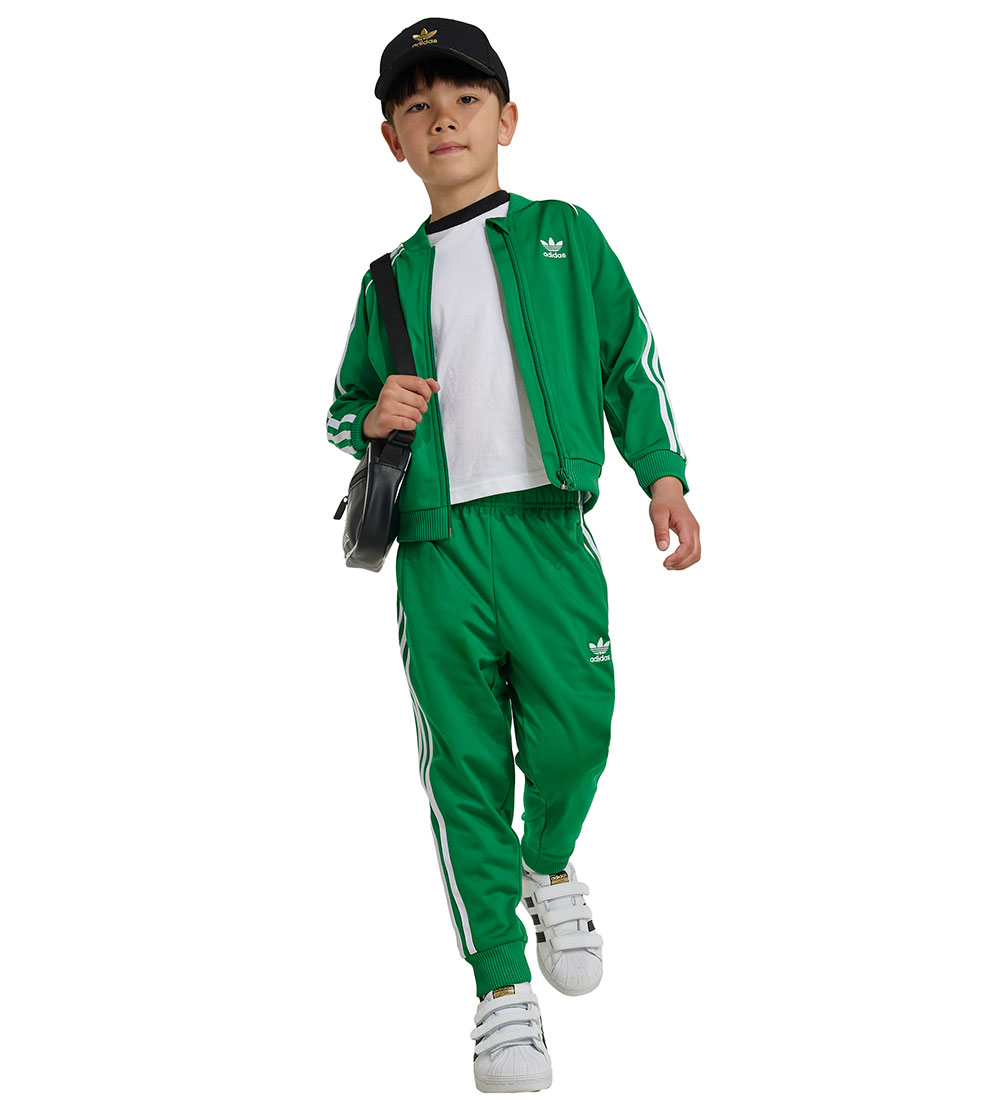 adidas Originals Tracksuit - Green w. White
