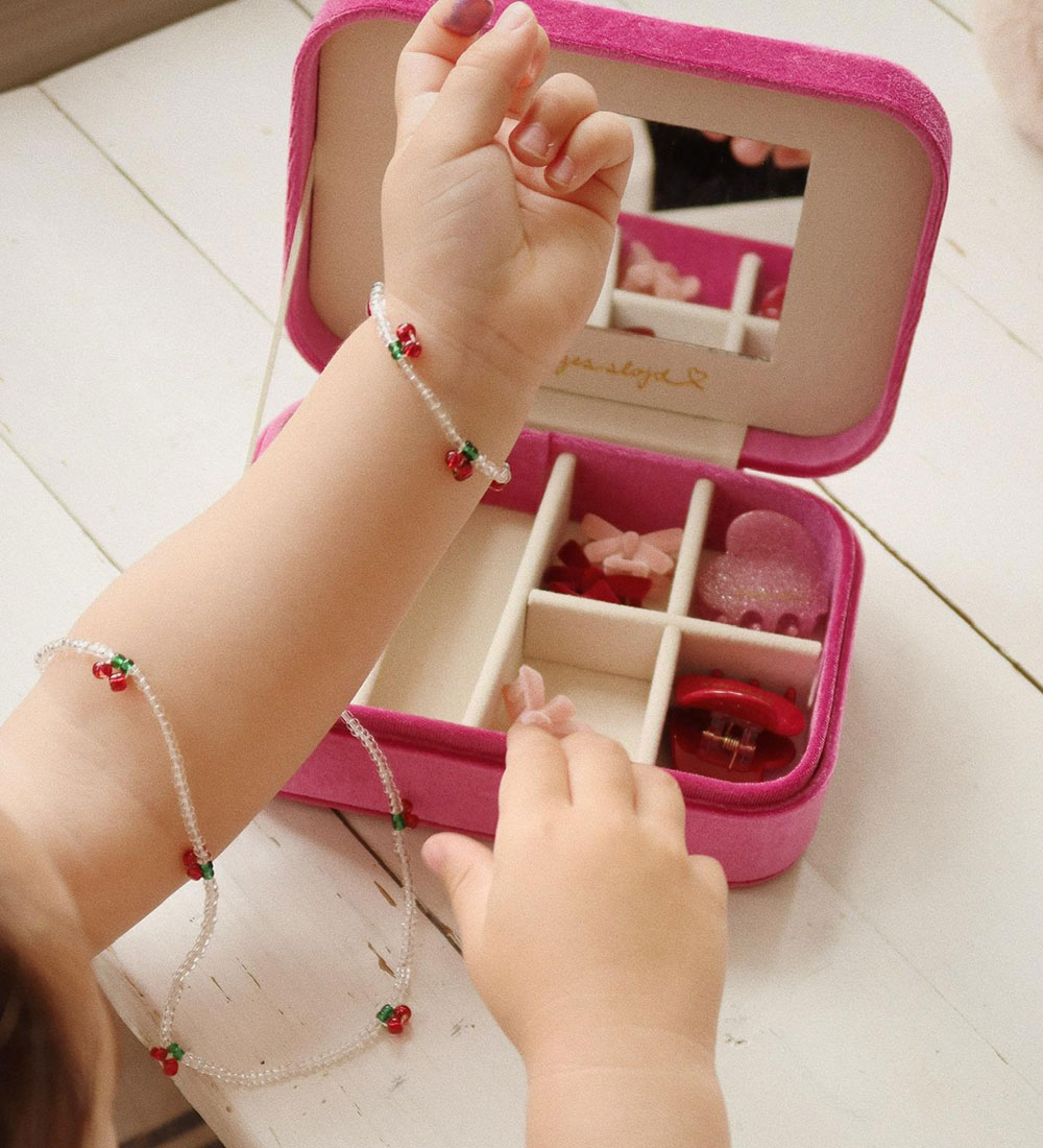 Konges Sløjd Trinket Box w. Contents - Bella - Pink