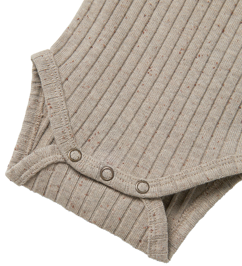 Lil' Atelier Bodysuit s/s - NbmOmilo - Mourning Dove