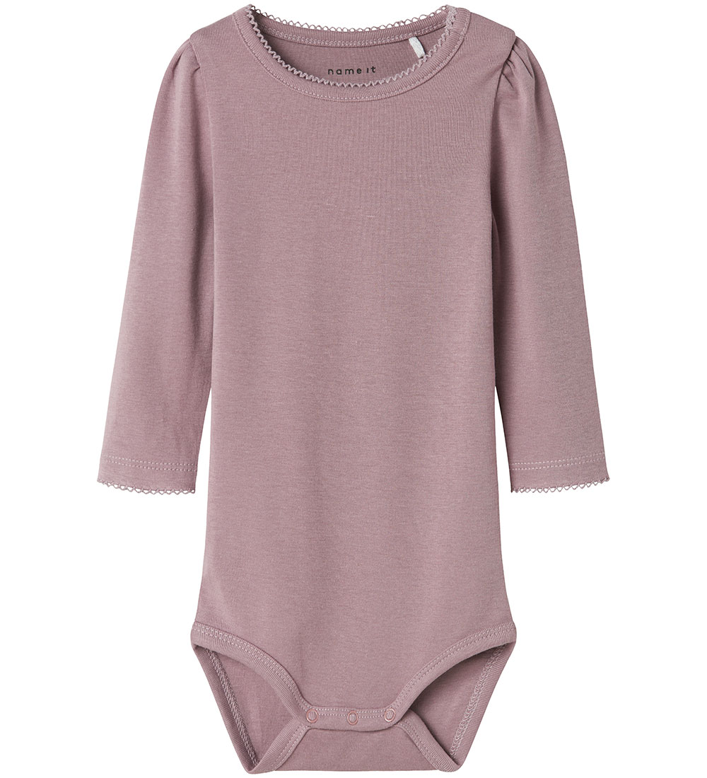 Name It Bodysuit l/s - NbfFallon - Elderberry