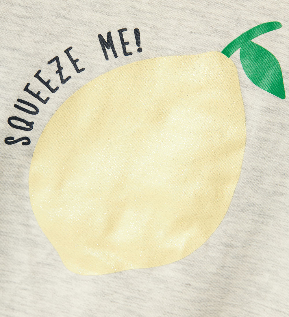 Name It T-shirt - NmfFollyglitter - Peyote Melange