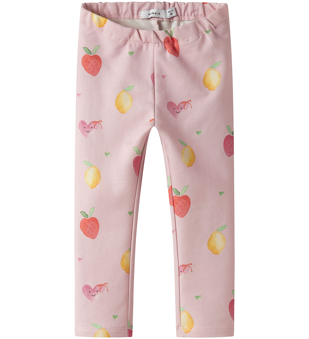 Name It Leggings - NmfFolina - Schweiß - Pink Zuckerguss