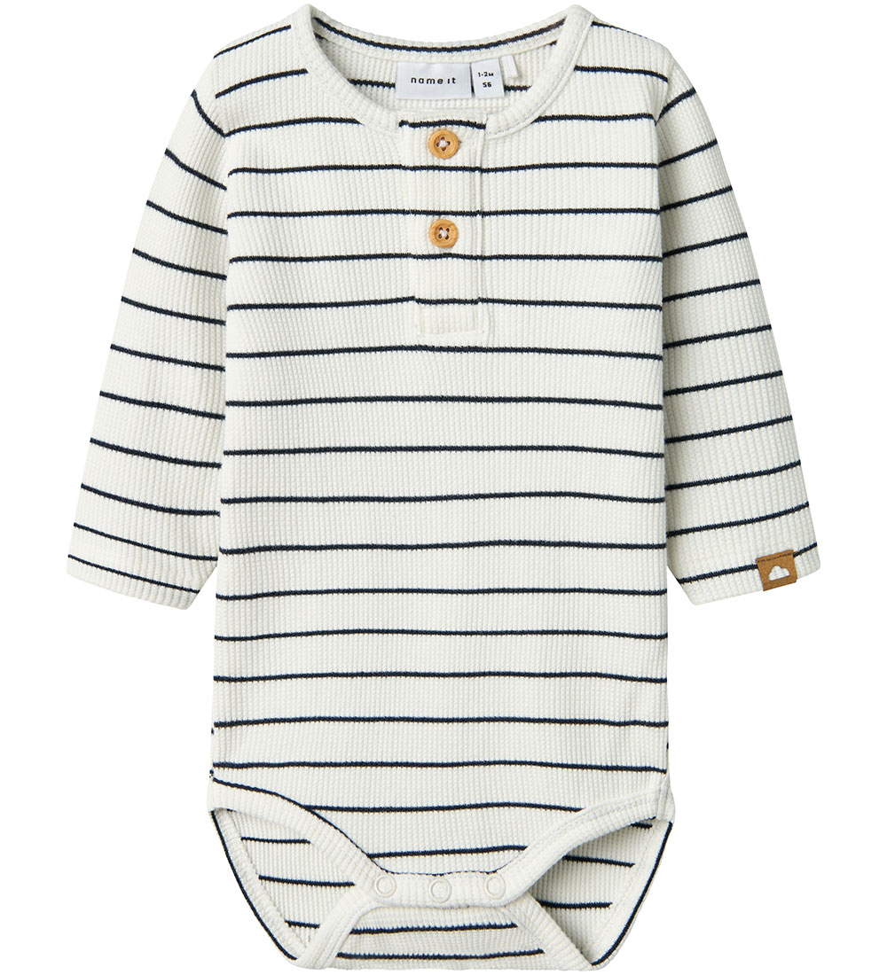 Name It Bodysuit l/s - NBmFully - Cloud Dancer