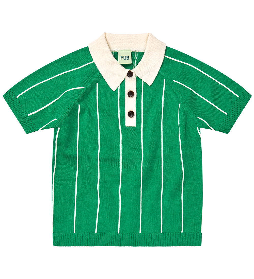 T-Shirt FUB - Polo - Basilic/Ecru