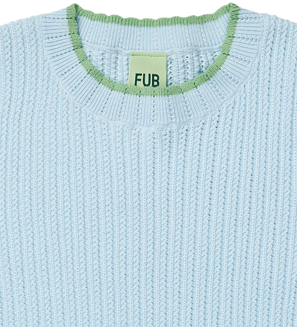 FUB Mekko - Neulottu - Pointelle - Light Blue