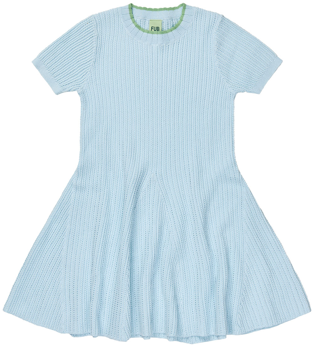 FUB Mekko - Neulottu - Pointelle - Light Blue