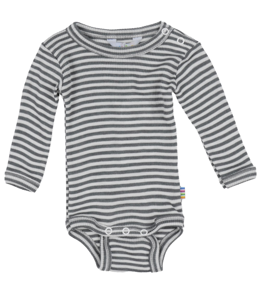 Joha Body l/ä - Rib - Wolle/Seide - Dunkelgrau