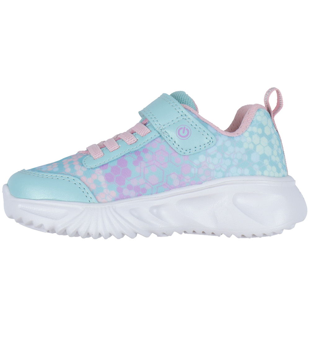 Geox Light-Up Shoes - Assists - Turquoise/Pink