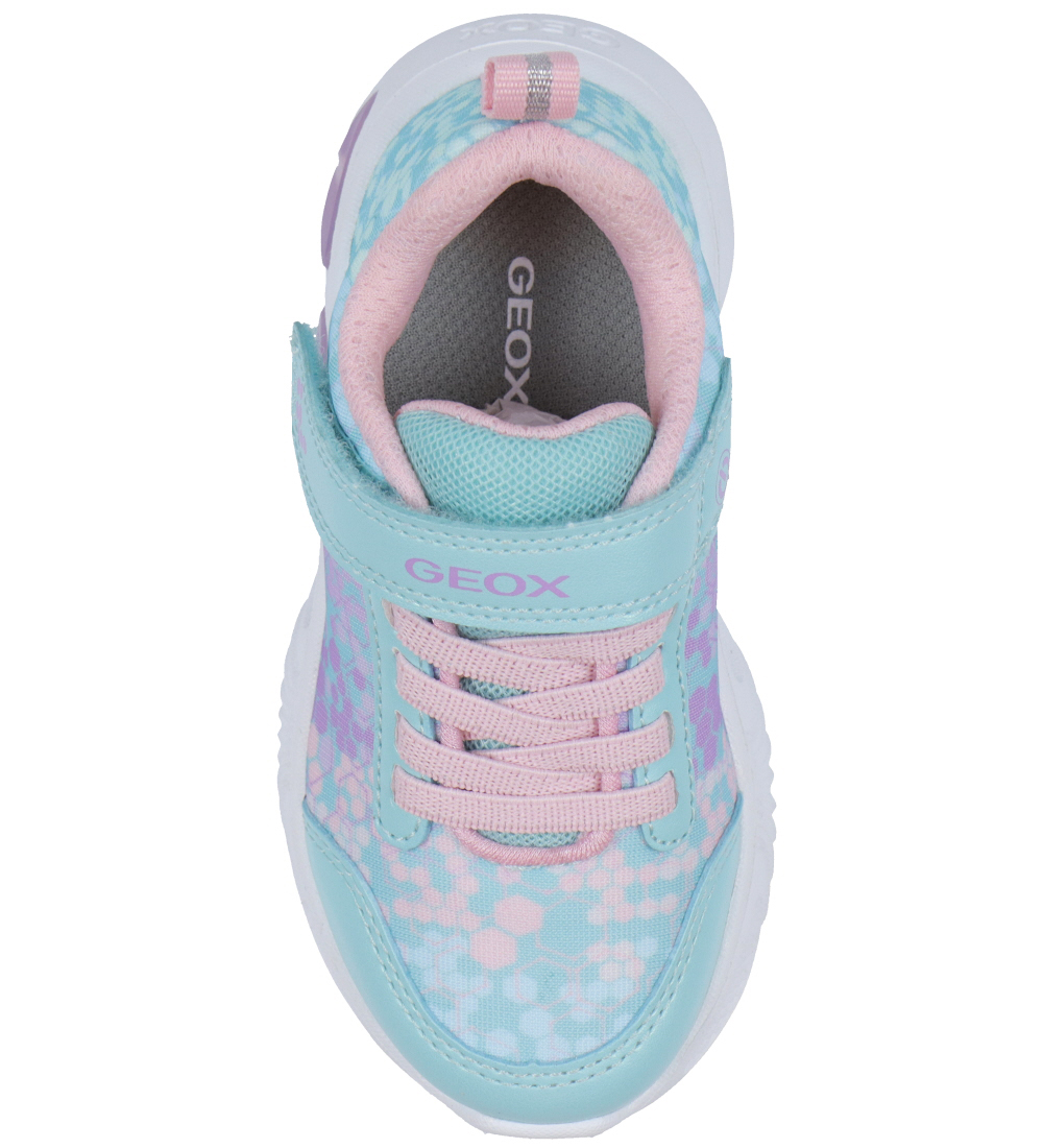 Geox Light-Up Shoes - Assists - Turquoise/Pink