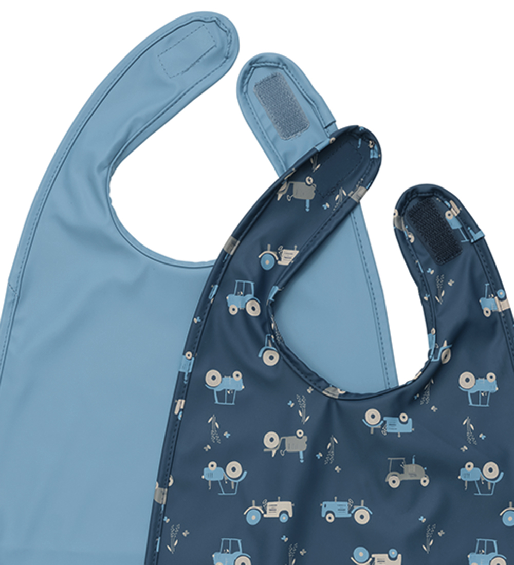 CeLaVi Bib - 2-Pack - Long - PU - Blue Heaven