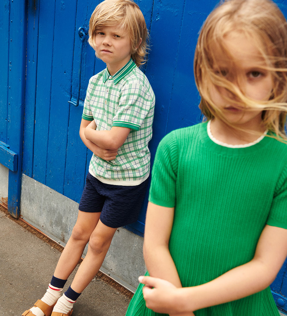 FUB Dress - Knitted - Pointelle - Basil