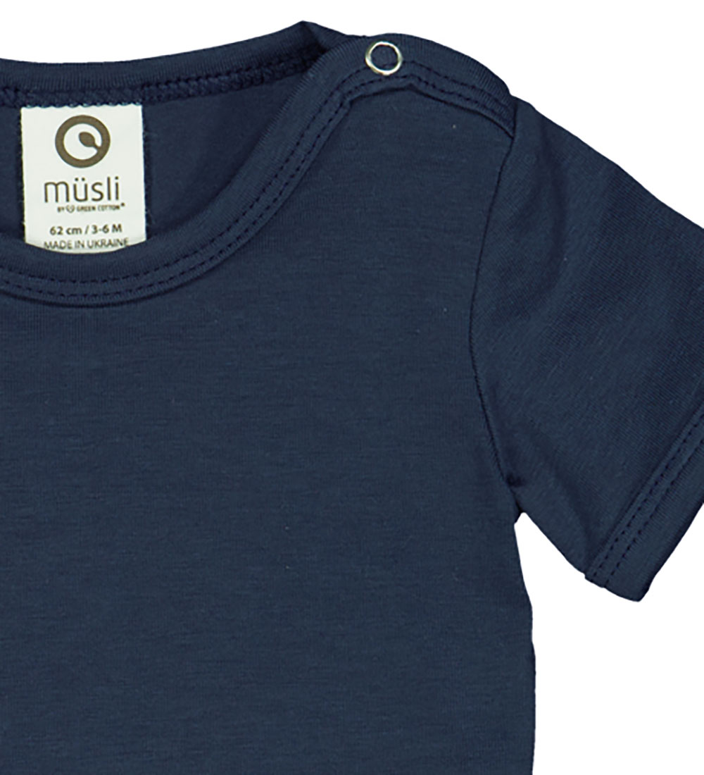 Müsli Bodysuit s/s - Cozy Me - Night Blue