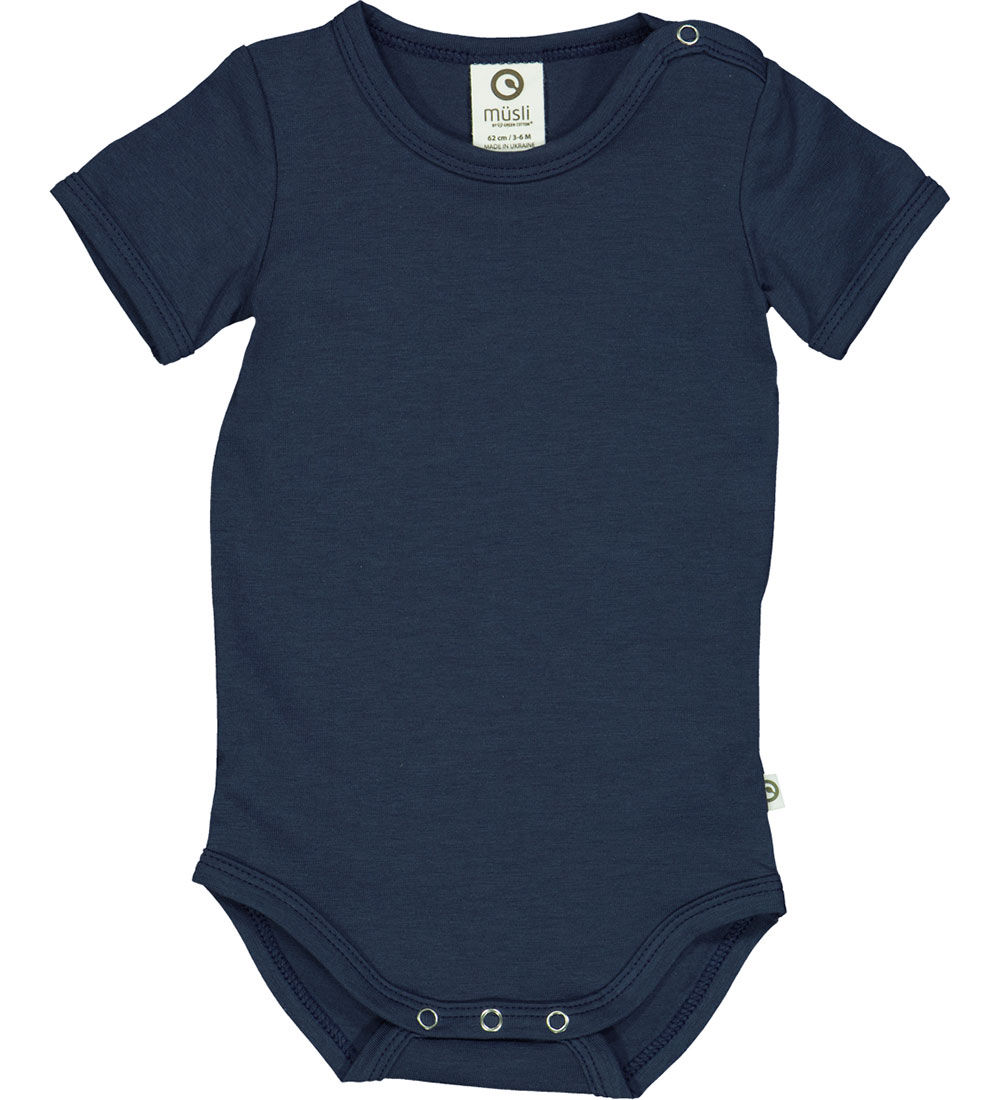 Müsli Bodysuit s/s - Cozy Me - Night Blue