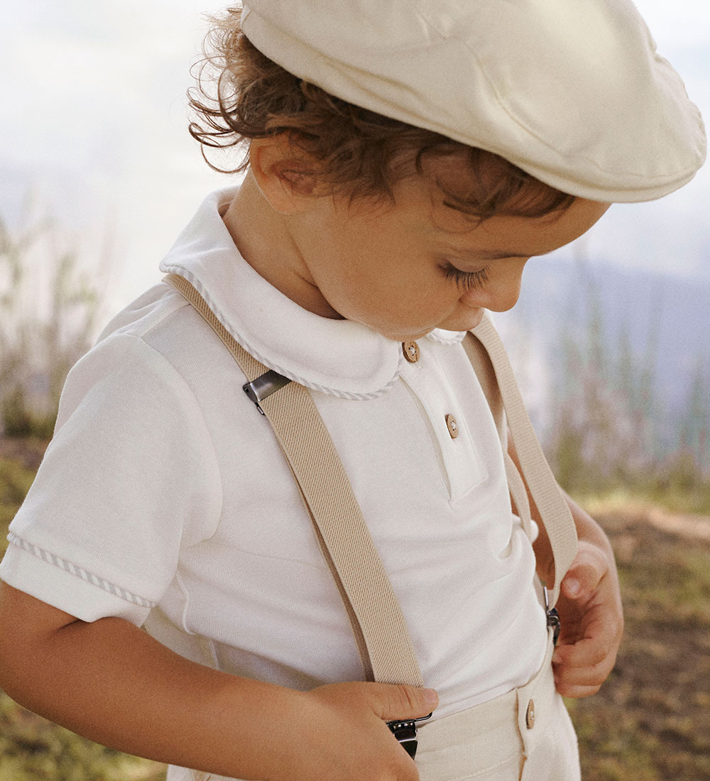 Lil' Atelier Suspenders - NmmHarbour - Bleached Sand